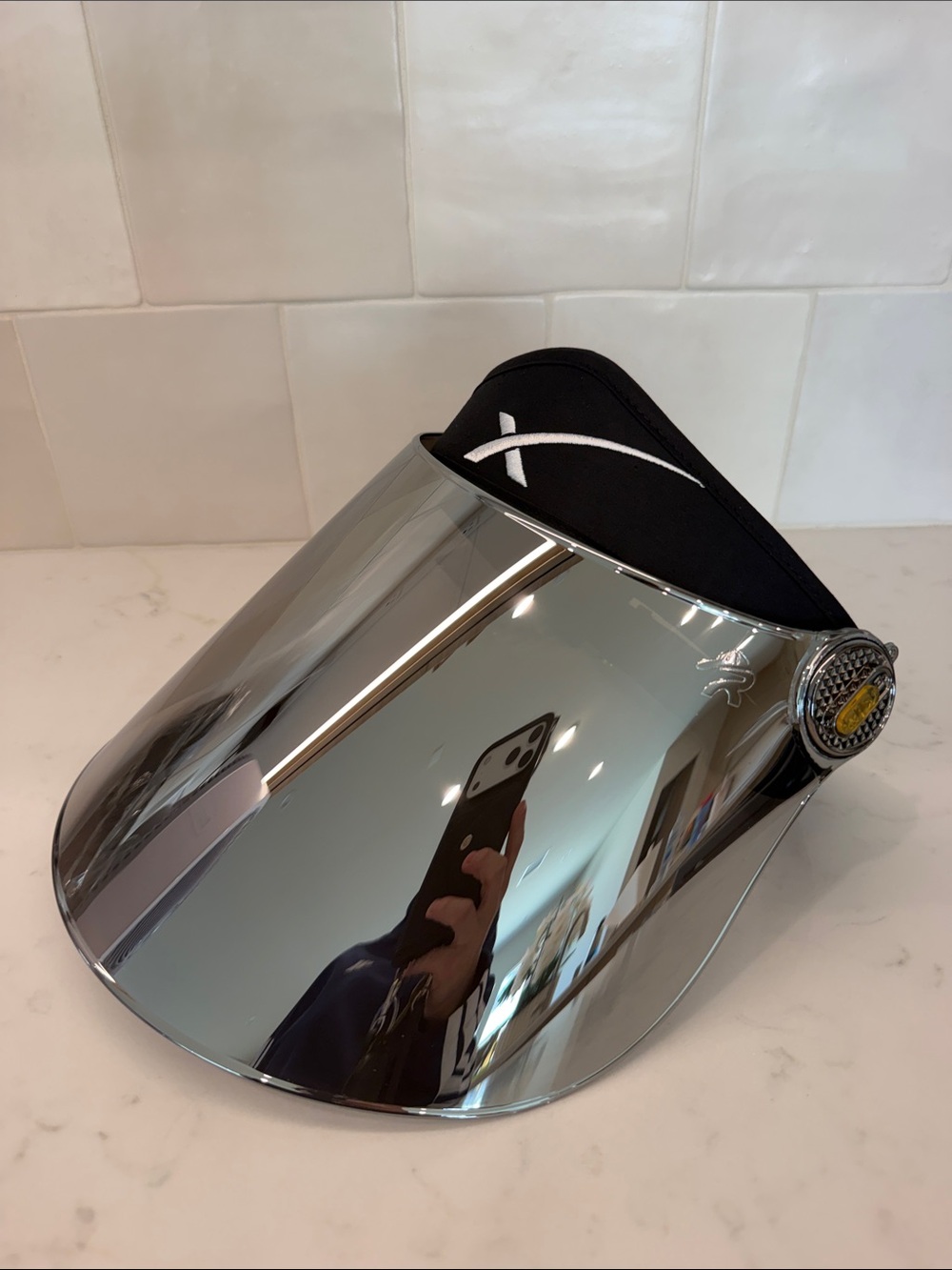 UV Blocking Mirrored Sun Visor